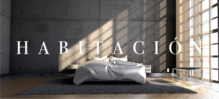 imagen de una habitación innovadora con la palabra pricipal de la pagina - Adaptada para tableta