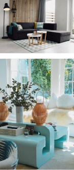 galería de fotografías con diferentes estilos de sala